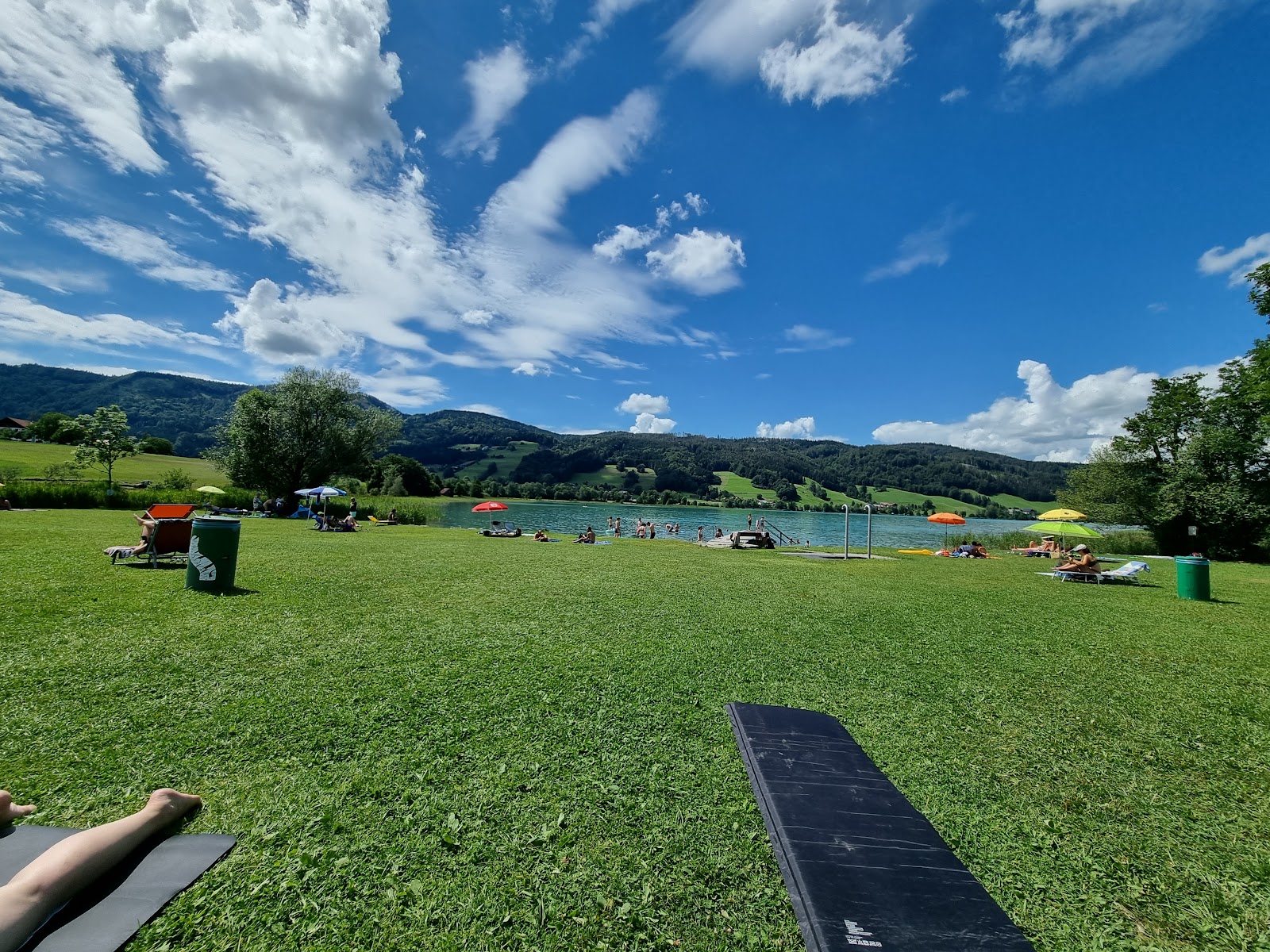 Fotografie cu Badeplatz Tiefgraben cu nivelul de curățenie înalt