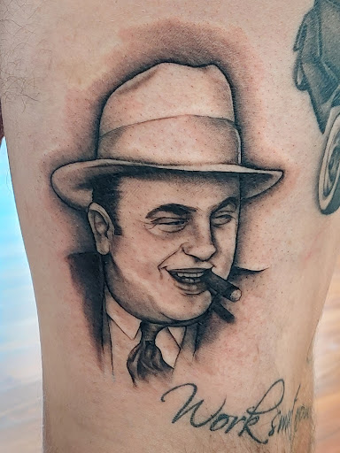 Explore sniper tattoo ideas, creative tattoo ideas in Saint Paul, available at Permanent Mark Tattoo