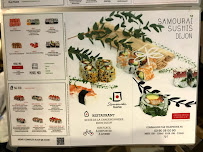 Carte du Samouraï Sushis Dijon à Dijon