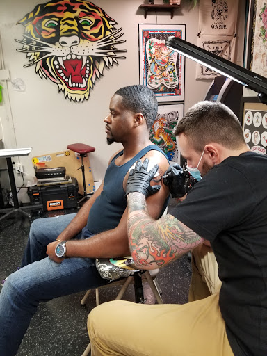 Explore tattoo ideas skull and roses, creative tattoo ideas in Raleigh, available at Bold House Tattoo