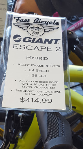 Bicycle Store «Fast Bicycle», reviews and photos, 2274 Alum Rock Ave, San Jose, CA 95116, USA