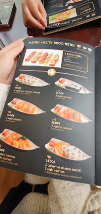 Restaurant japonais Sushi Sashi ( Okasushi ) à Paris - menu / carte