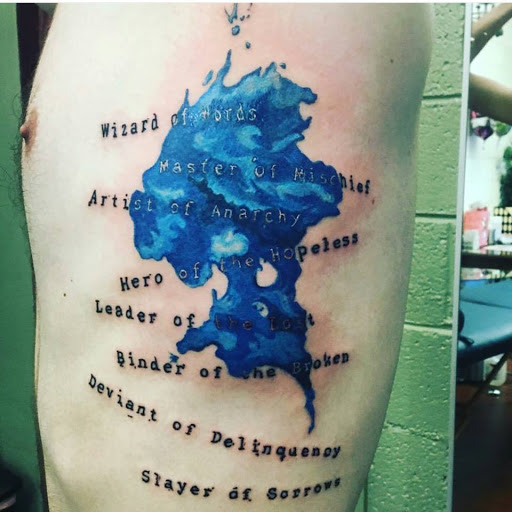 Explore abstract tattoo ideas for women, creative tattoo ideas in Tucson, available at The Painted Lady Tattoo