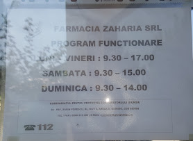 SC FARMACIA ZAHARIA SRL