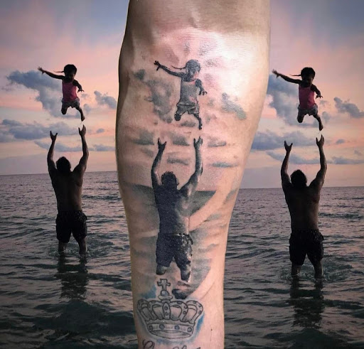 Explore rip cross tattoo ideas, creative tattoo ideas in Southaven, available at Illusion Ink