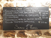 Sorsi e Morsi Pizza e Cucina à Modica menu