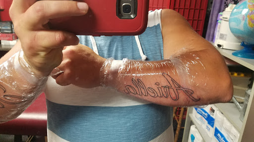 Explore cherry blossom tree tattoo ideas, creative tattoo ideas in Middlefield, available at Connecticut Ink LLC