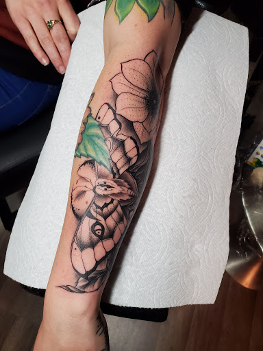 Explore up tattoo ideas, creative tattoo ideas in Kalispell, available at Swindler Ink