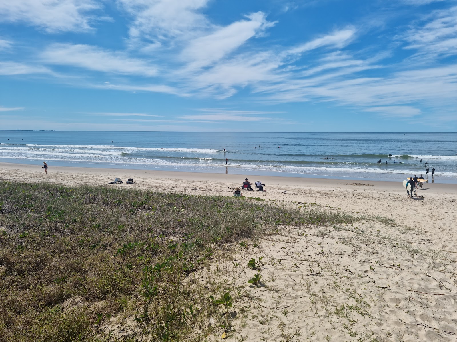 Airforce Beach的照片 带有长直海岸