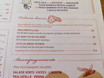 Fratellini à Morangis menu