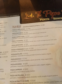 Pizzeria Il Pepe Rosso à Reggio Calabria (le menu)