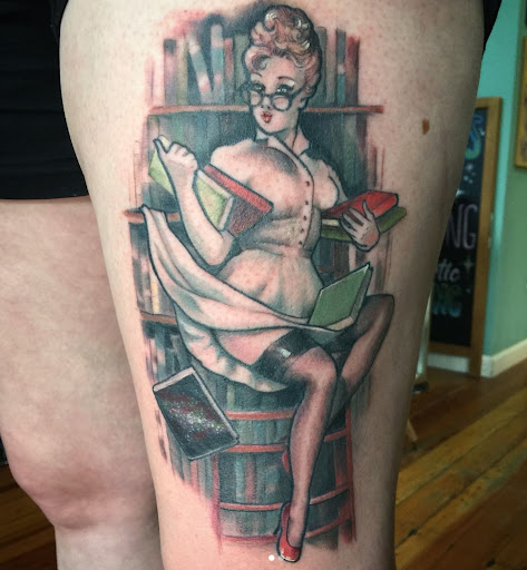 Explore tattoo half sleeve ideas, creative tattoo ideas in Saint Louis, available at Alchemy Tattoo Collective - Central West End