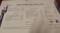 Trattoria Del Bollito à Alba menu