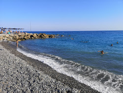 Foto von Spiaggia di Bordighera mit lange, gerade küste