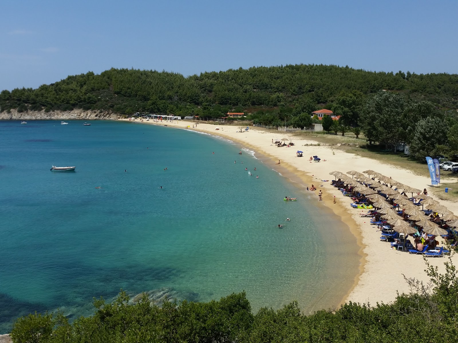 Photo of Destenika beach with blue pure water surface