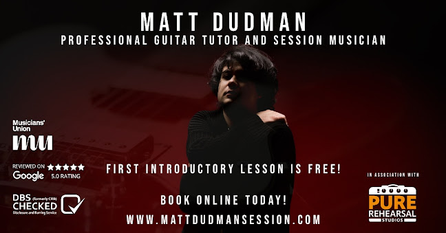 Matt Dudman - Guitar Tutor & Session Musician - Southampton