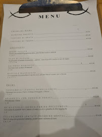 Carte du Le Nasse Lab - Ristorante di pesce e sushi à Rome