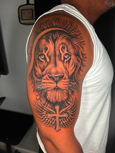 Explore ideas for leg tattoos, creative tattoo ideas in West Palm Beach, available at TBA Tattoos