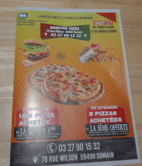 Pizzeria LE MISTRAL à Somain (la carte)