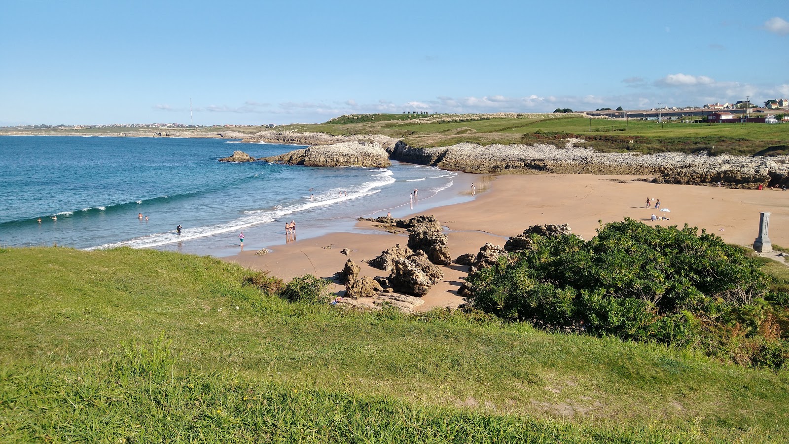 Foto von Playa Virgen del Mar mit beiger sand Oberfläche