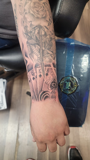 Explore bourbon tattoo ideas, creative tattoo ideas in Glendale, available at Urban Legends Tattoo and Piercing LLC