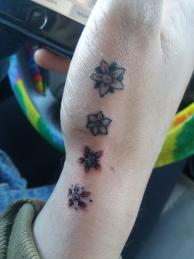 Explore tattoo ideas for men lower arm, creative tattoo ideas in Pittsfield, available at Intradermal Designs