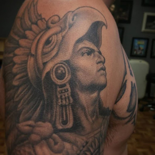 Explore full leg sleeve tattoo ideas, creative tattoo ideas in Oxnard, available at Downtown Tattoo & Body Piercing