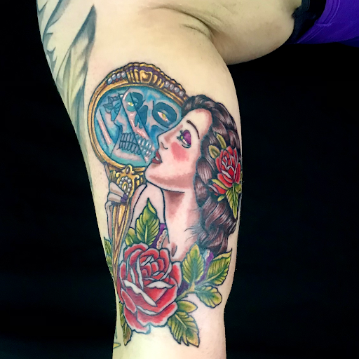 Explore punk rock tattoo ideas, creative tattoo ideas in Ocean View, available at Moonlight Tattoo