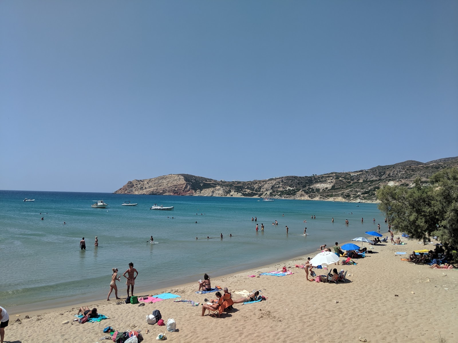 Photo of Provatas beach amenities area