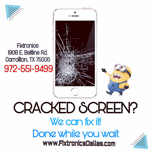 Electronics Repair Shop «Fixtronics - Cell Phone & Electronics Repair», reviews and photos, 1908 E Belt Line Rd, Carrollton, TX 75006, USA