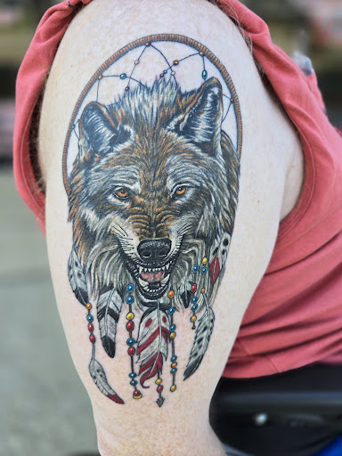 Explore music tattoo ideas male, creative tattoo ideas in Lockport, available at Tattoo City by Larry Brogan