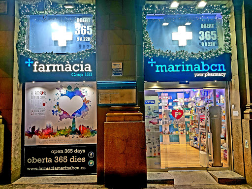 Información y opiniones sobre Farmàcia Marina Bcn -365 de 9 a 22 Pharmacy de Barcelona