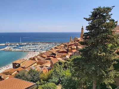 Point de vue du Port à Menton