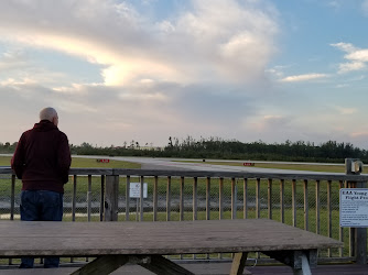 Naples Airport viewing area