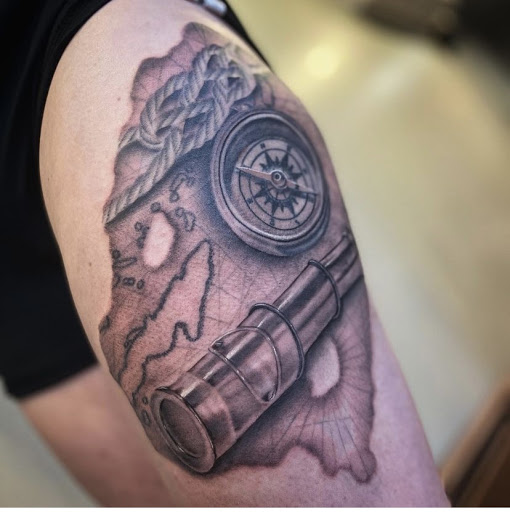 Explore entropy tattoo ideas, creative tattoo ideas in Amherst, available at Wanderlust Tattoo & Piercing