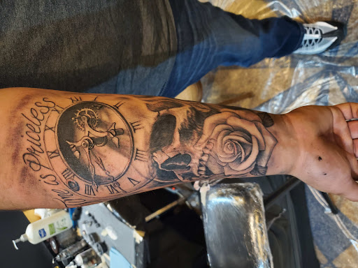 Explore great chest tattoo ideas, creative tattoo ideas in Phoenix, available at Grand Avenue Tattoo & Piercings