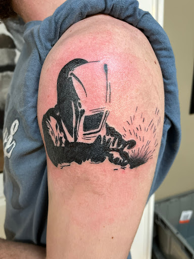 Explore new orleans saints tattoo ideas, creative tattoo ideas in Evansville, available at Daddy-O Tattoo Studio