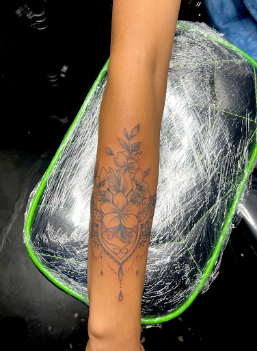 Explore denver broncos tattoo ideas, creative tattoo ideas in Meridian, available at Creative Pain Tattoo Studio