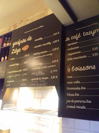 Café Marlette à Paris menu