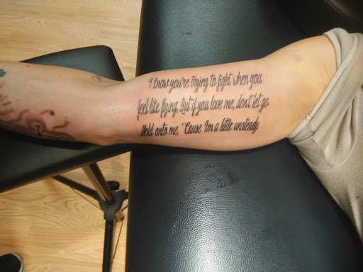 Explore forearm arm tattoo ideas, creative tattoo ideas in La Crosse, available at La Crosse Tattoo