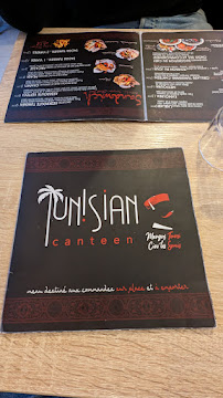 Carte du Tunisian Canteen à Vanves