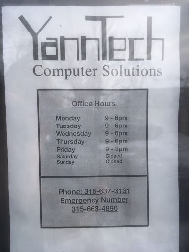 Computer Repair Service «Yanntech Computer Solutions», reviews and photos, 117 Highbridge St #5, Fayetteville, NY 13066, USA