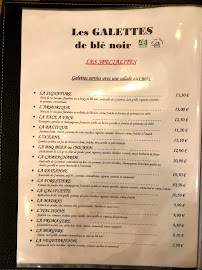 Menu / carte de La Gourmandise à Vitré