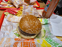 Cheeseburger du Restaurant de hamburgers G LA DALLE - CHATELET à Paris - n°1
