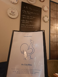Restaurant Au Coq Bleu - Beaune à Beaune menu
