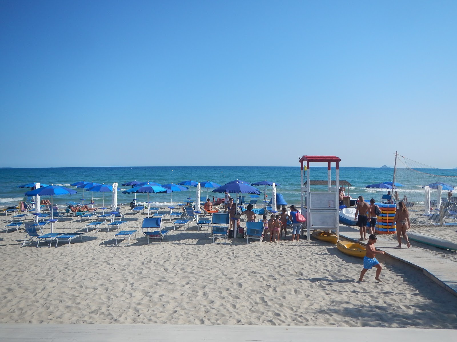 Fotografija Spiaggia quagliodromo II z modra voda površino