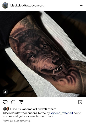 Explore behind the ear tattoo ideas, creative tattoo ideas in Lawrenceville, available at Black Cloud Tattoo and Piercing