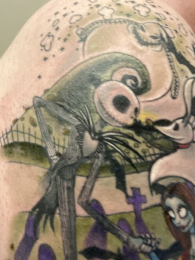 Explore stardust tattoo ideas, creative tattoo ideas in Clarksville, available at Love Blood Ink Tattoo