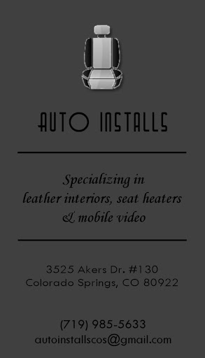 Auto Upholsterer «Auto Installs», reviews and photos, 3525 Akers Dr #130, Colorado Springs, CO 80922, USA