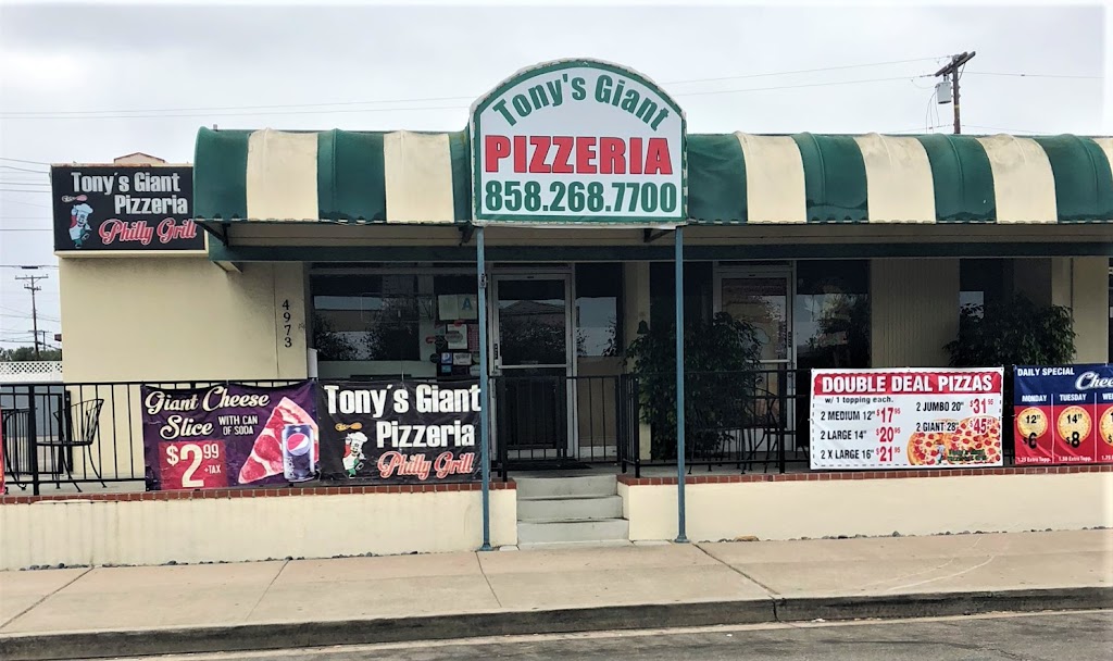 Tony's Giant Pizzeria 92117